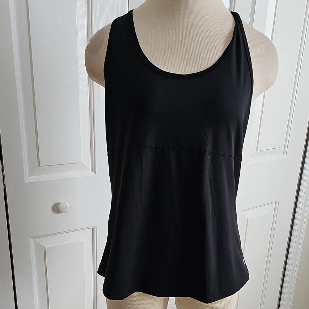 RBX Women's Black Tank Top. Razor Back. Size Large